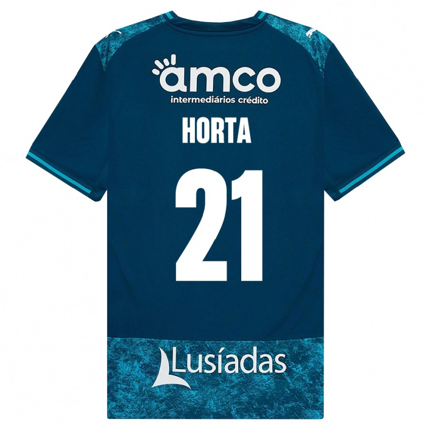 Danxen Dětské Ricardo Horta #21 Tmavě Břidlicově Šedá Středně Tyrkysová Daleko Hráčské Dresy 2026/27 Dres