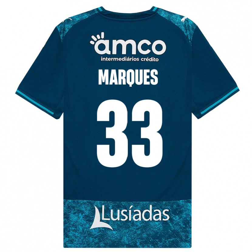 Danxen Dětské João Marques #33 Tmavě Břidlicově Šedá Středně Tyrkysová Daleko Hráčské Dresy 2026/27 Dres