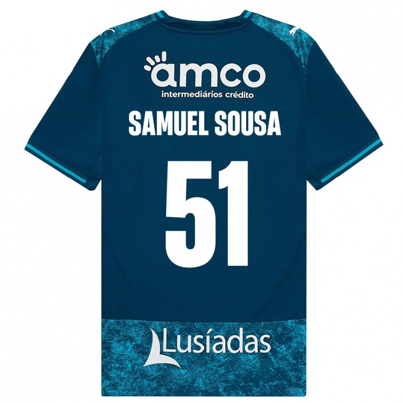 Danxen Dětské Samuel Sousa #51 Tmavě Břidlicově Šedá Středně Tyrkysová Daleko Hráčské Dresy 2026/27 Dres