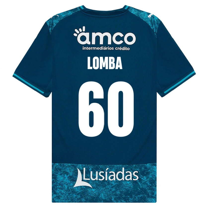 Danxen Dětské João Lomba #60 Tmavě Břidlicově Šedá Středně Tyrkysová Daleko Hráčské Dresy 2026/27 Dres