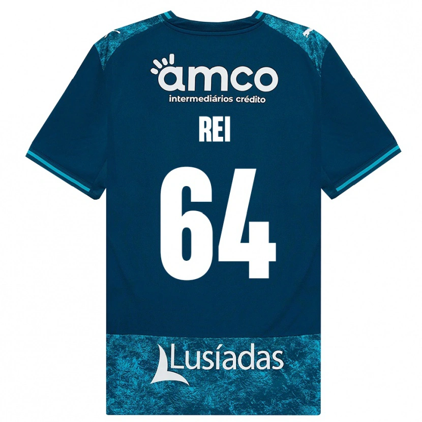 Danxen Dětské Ricardo Rei #64 Tmavě Břidlicově Šedá Středně Tyrkysová Daleko Hráčské Dresy 2026/27 Dres