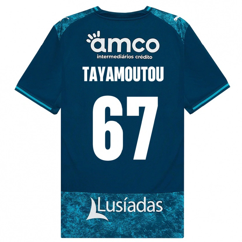 Danxen Dětské Enzo Tayamoutou #67 Tmavě Břidlicově Šedá Středně Tyrkysová Daleko Hráčské Dresy 2026/27 Dres