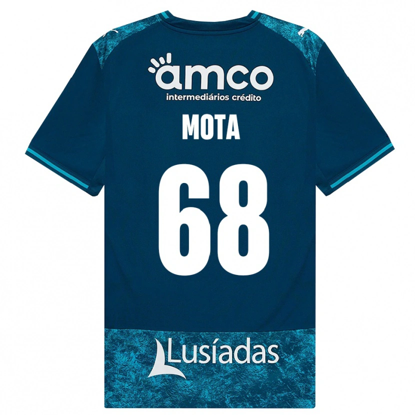 Danxen Dětské Edgar Mota #68 Tmavě Břidlicově Šedá Středně Tyrkysová Daleko Hráčské Dresy 2026/27 Dres