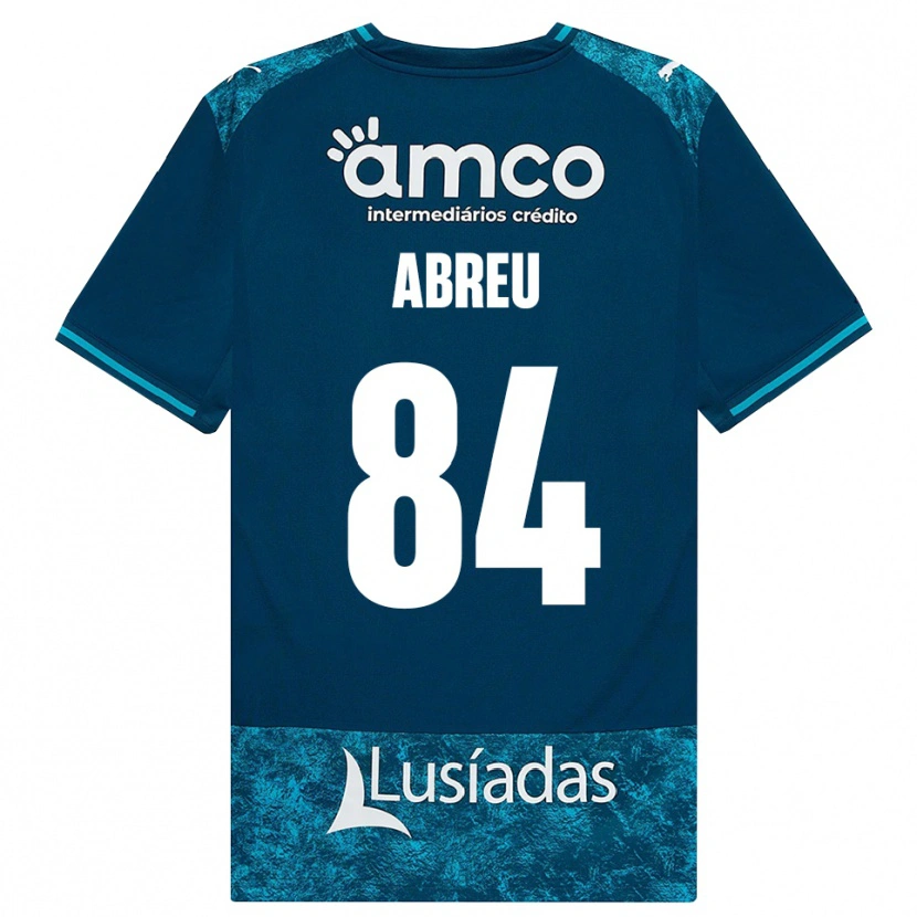 Danxen Dětské Rodrigo Abreu #84 Tmavě Břidlicově Šedá Středně Tyrkysová Daleko Hráčské Dresy 2026/27 Dres