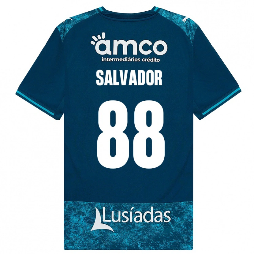 Danxen Dětské João Salvador #88 Tmavě Břidlicově Šedá Středně Tyrkysová Daleko Hráčské Dresy 2026/27 Dres