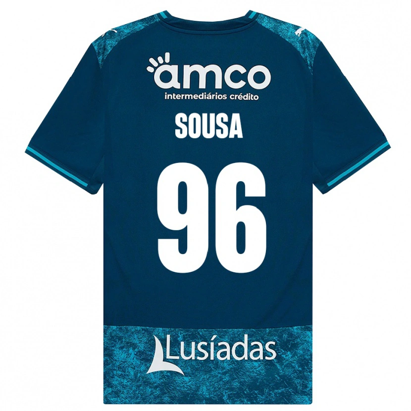 Danxen Dětské Afonso Dias Sousa #96 Tmavě Břidlicově Šedá Středně Tyrkysová Daleko Hráčské Dresy 2026/27 Dres