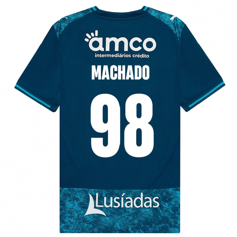 Danxen Dětské Gonçalo Machado #98 Tmavě Břidlicově Šedá Středně Tyrkysová Daleko Hráčské Dresy 2026/27 Dres