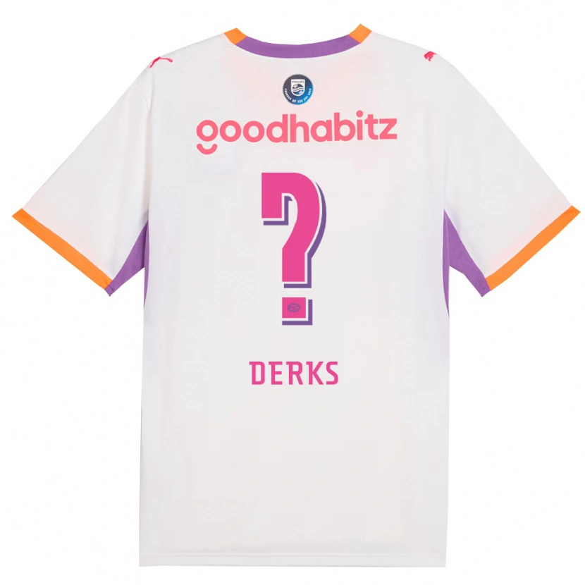 Danxen Dětské Ranneke Derks #0 Bílá Fialová Oranžová Daleko Hráčské Dresy 2026/27 Dres