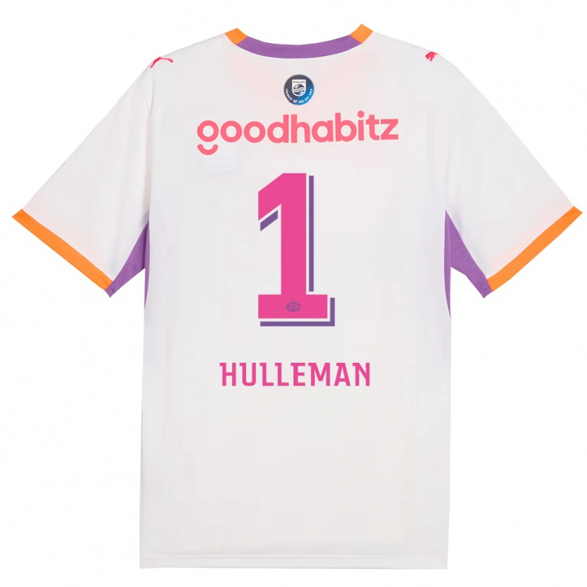 Danxen Dětské Daan Hulleman #1 Bílá Fialová Oranžová Daleko Hráčské Dresy 2026/27 Dres
