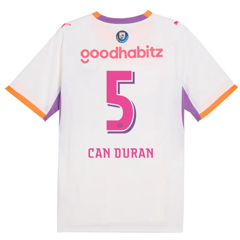 Danxen Dětské Emre Can Duran #5 Bílá Fialová Oranžová Daleko Hráčské Dresy 2026/27 Dres