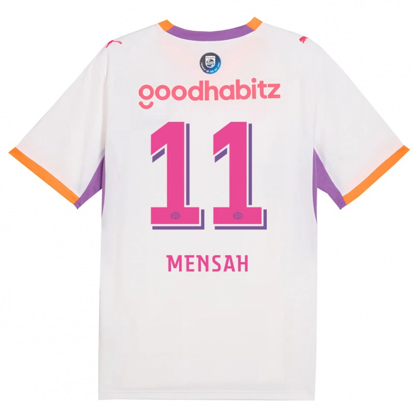 Danxen Dětské Keziah Oteng-Mensah #11 Bílá Fialová Oranžová Daleko Hráčské Dresy 2026/27 Dres