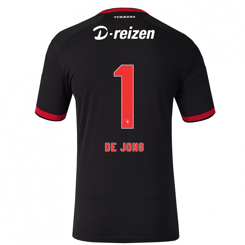 Danxen Dětské Danielle De Jong #1 Červená Bílá Černá Daleko Hráčské Dresy 2026/27 Dres