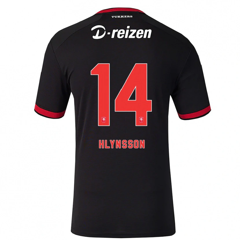 Danxen Dětské Kristian Hlynsson #14 Červená Bílá Černá Daleko Hráčské Dresy 2026/27 Dres