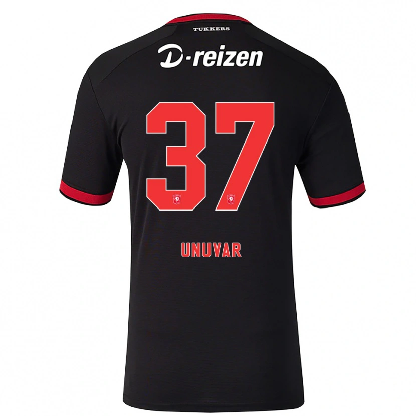 Danxen Dětské Naci Ünüvar #37 Červená Bílá Černá Daleko Hráčské Dresy 2026/27 Dres