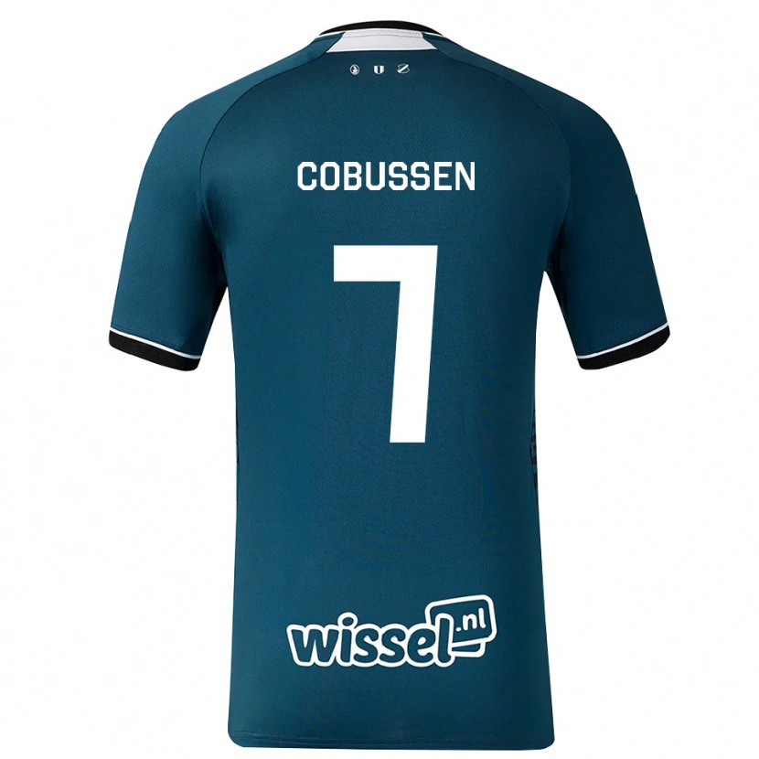 Danxen Dětské Sophie Cobussen #7 Tmavě Břidlicově Šedá Bílá Daleko Hráčské Dresy 2026/27 Dres