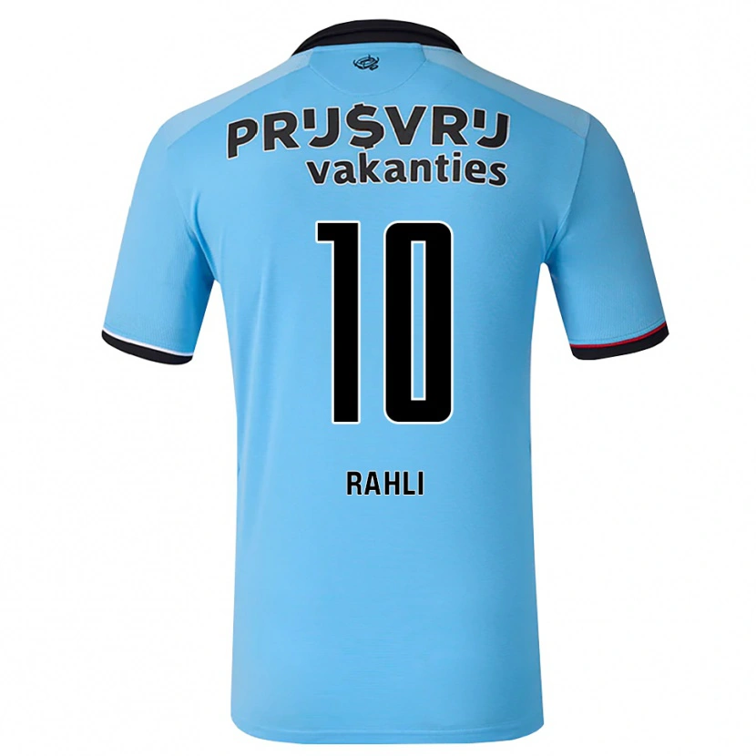 Danxen Dětské Khalid Rahli #10 Nebeská Modř Černá Červená Daleko Hráčské Dresy 2026/27 Dres