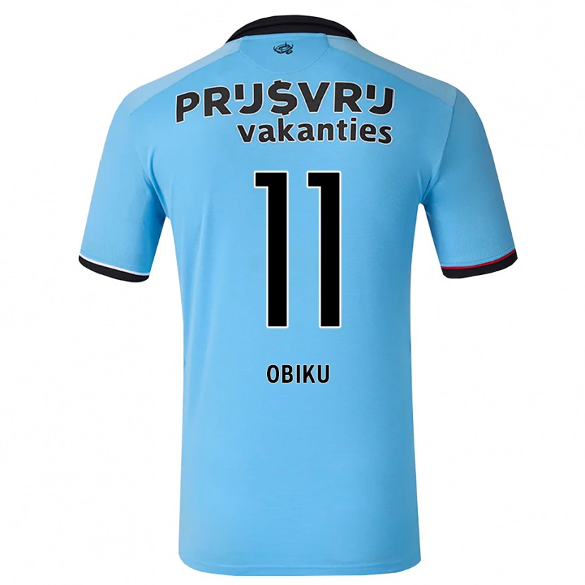 Danxen Dětské Junior Obiku #11 Nebeská Modř Černá Červená Daleko Hráčské Dresy 2026/27 Dres