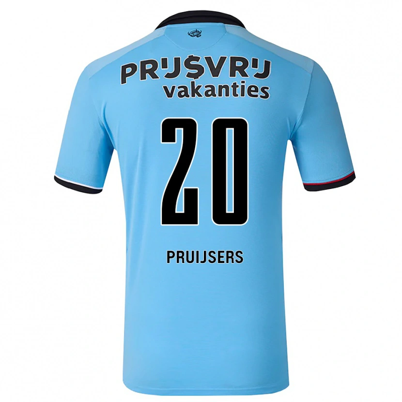 Danxen Dětské Tom Pruijsers #20 Nebeská Modř Černá Červená Daleko Hráčské Dresy 2026/27 Dres