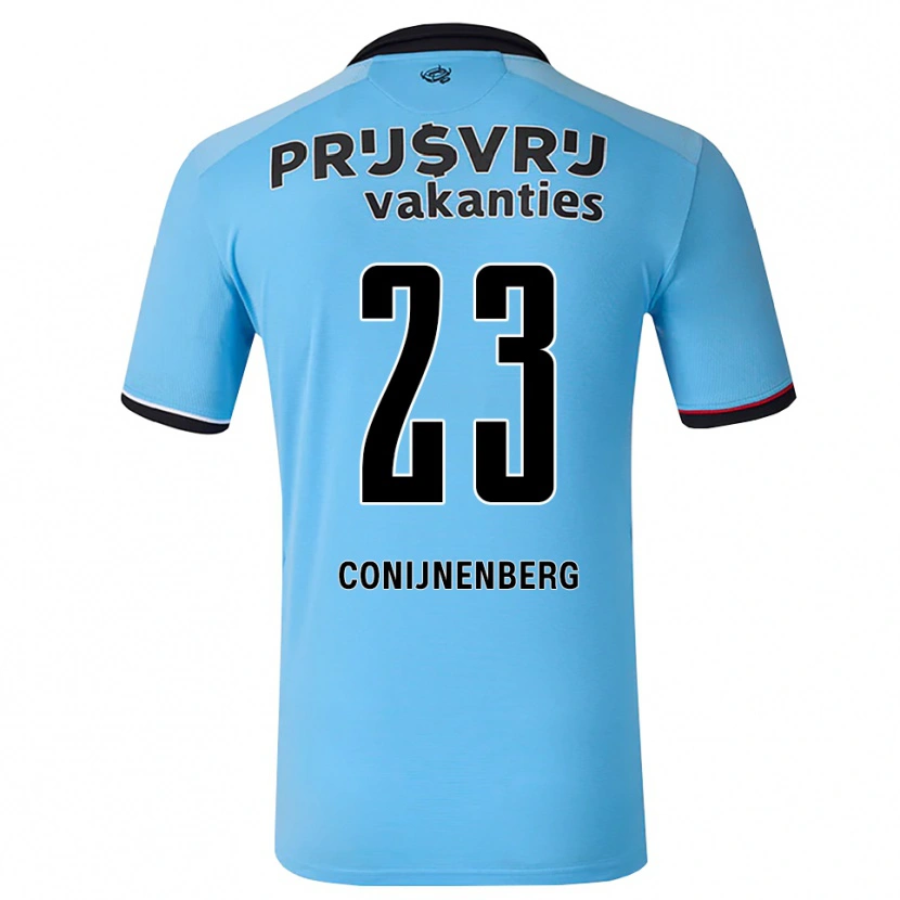 Danxen Dětské Jada Conijnenberg #23 Nebeská Modř Černá Červená Daleko Hráčské Dresy 2026/27 Dres