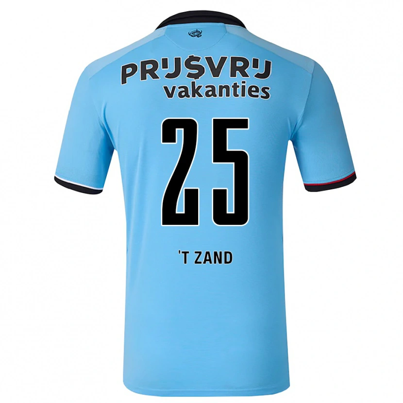 Danxen Dětské Shiloh 'T Zand #25 Nebeská Modř Černá Červená Daleko Hráčské Dresy 2026/27 Dres