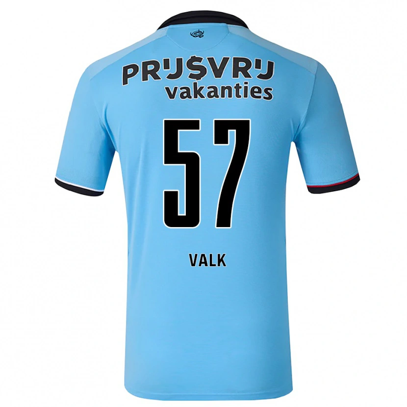 Danxen Dětské Sem Valk #57 Nebeská Modř Černá Červená Daleko Hráčské Dresy 2026/27 Dres