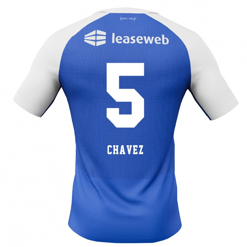 Danxen Dětské Mateo Chávez #5 Modrá Chodníčková Červená Bílá Daleko Hráčské Dresy 2026/27 Dres