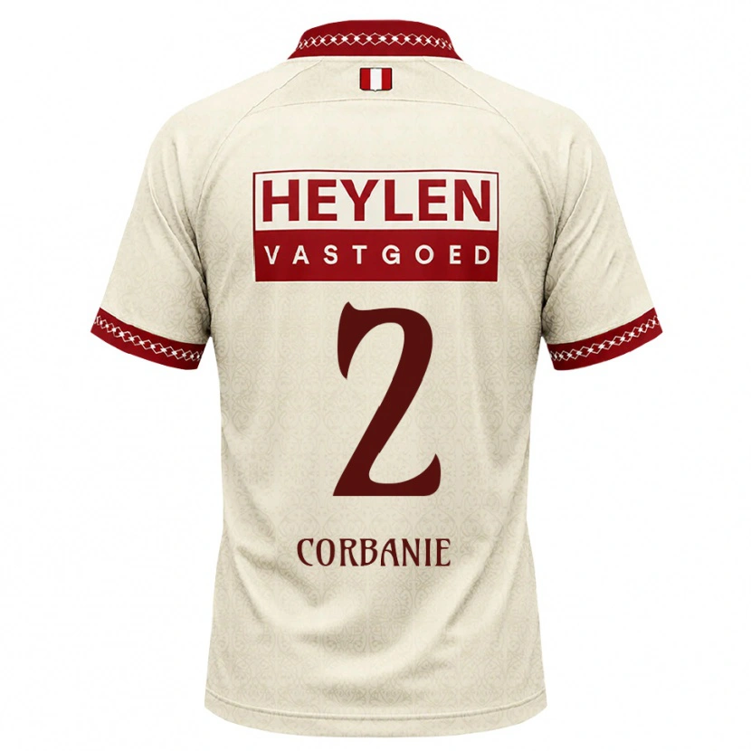 Danxen Dětské Kobe Corbanie #2 Béžová Červená Daleko Hráčské Dresy 2026/27 Dres
