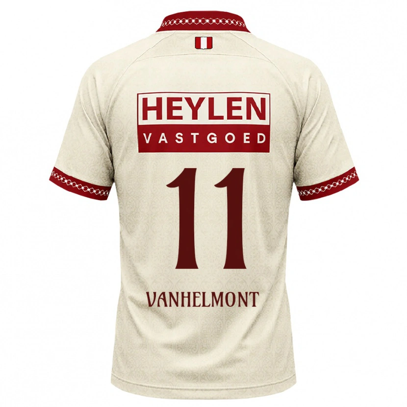 Danxen Dětské Lennox Vanhelmont #11 Béžová Červená Daleko Hráčské Dresy 2026/27 Dres