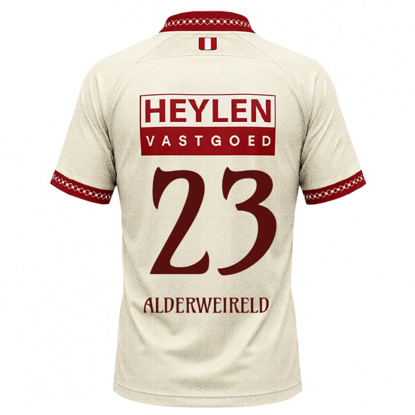 Danxen Dětské Toby Alderweireld #23 Béžová Červená Daleko Hráčské Dresy 2026/27 Dres