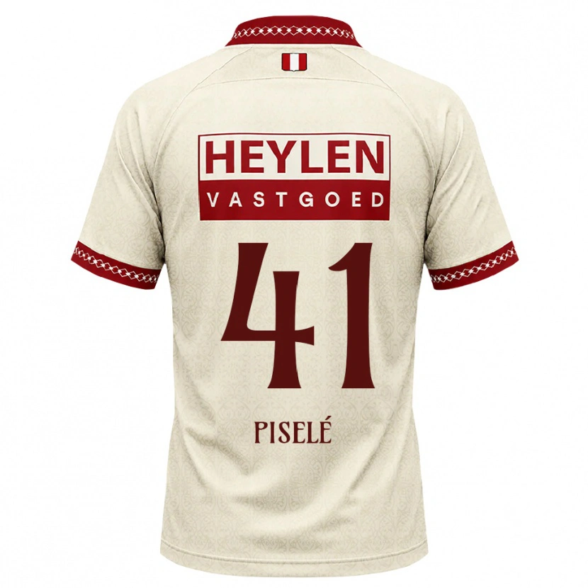 Danxen Dětské Lowie Piselé #41 Béžová Červená Daleko Hráčské Dresy 2026/27 Dres