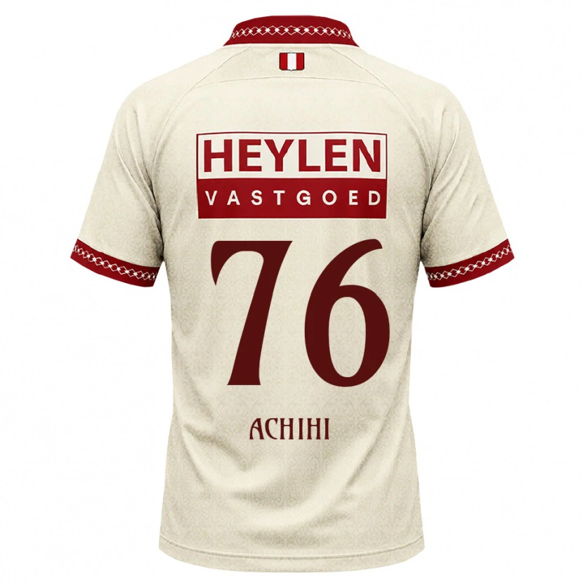 Danxen Dětské Orseer Achihi #76 Béžová Červená Daleko Hráčské Dresy 2026/27 Dres