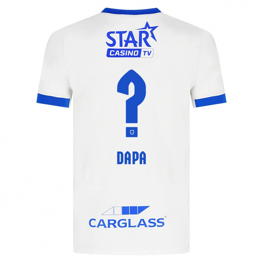 Danxen Dětské Melvyn Dapa #0 Bílá Modrá Daleko Hráčské Dresy 2026/27 Dres