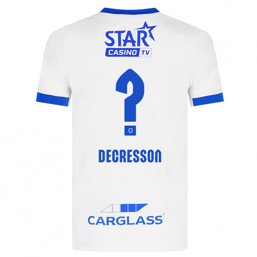 Danxen Dětské Lino Decresson #0 Bílá Modrá Daleko Hráčské Dresy 2026/27 Dres