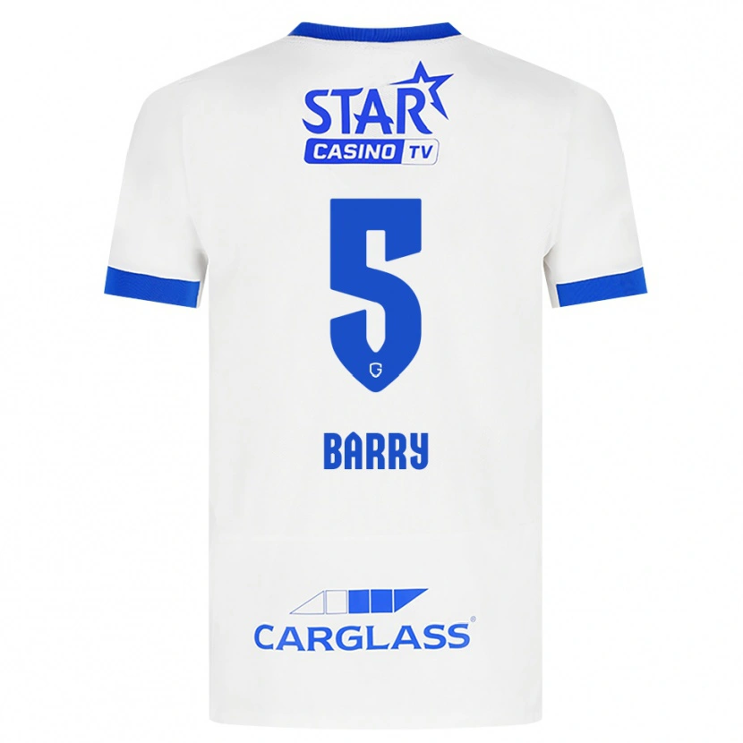 Danxen Dětské Alpha Barry #5 Bílá Modrá Daleko Hráčské Dresy 2026/27 Dres