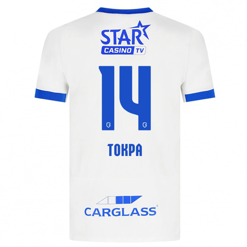 Danxen Dětské Winner Tokpa #14 Bílá Modrá Daleko Hráčské Dresy 2026/27 Dres
