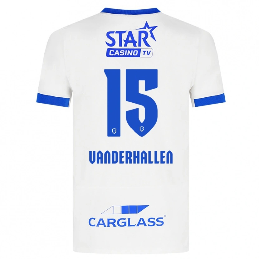 Danxen Dětské Yari Vanderhallen #15 Bílá Modrá Daleko Hráčské Dresy 2026/27 Dres