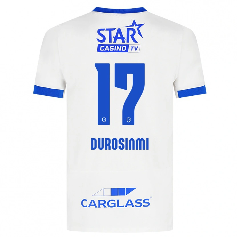 Danxen Dětské Rafiu Durosinmi #17 Bílá Modrá Daleko Hráčské Dresy 2026/27 Dres