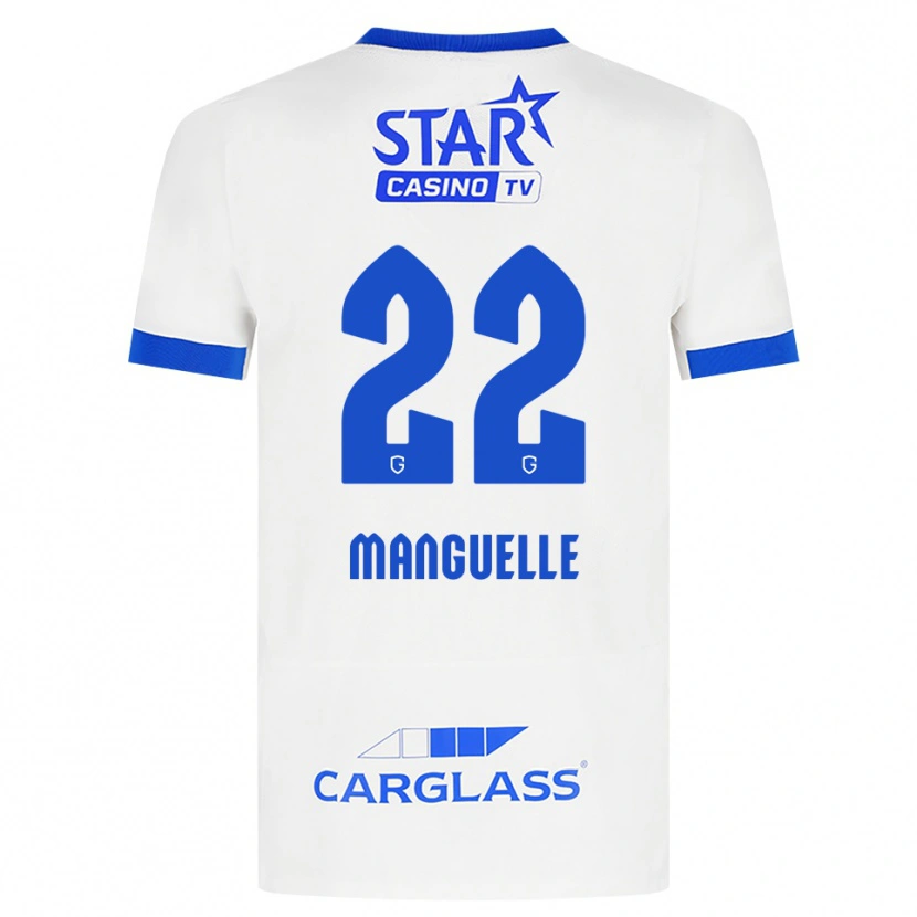 Danxen Dětské Brad Manguelle #22 Bílá Modrá Daleko Hráčské Dresy 2026/27 Dres