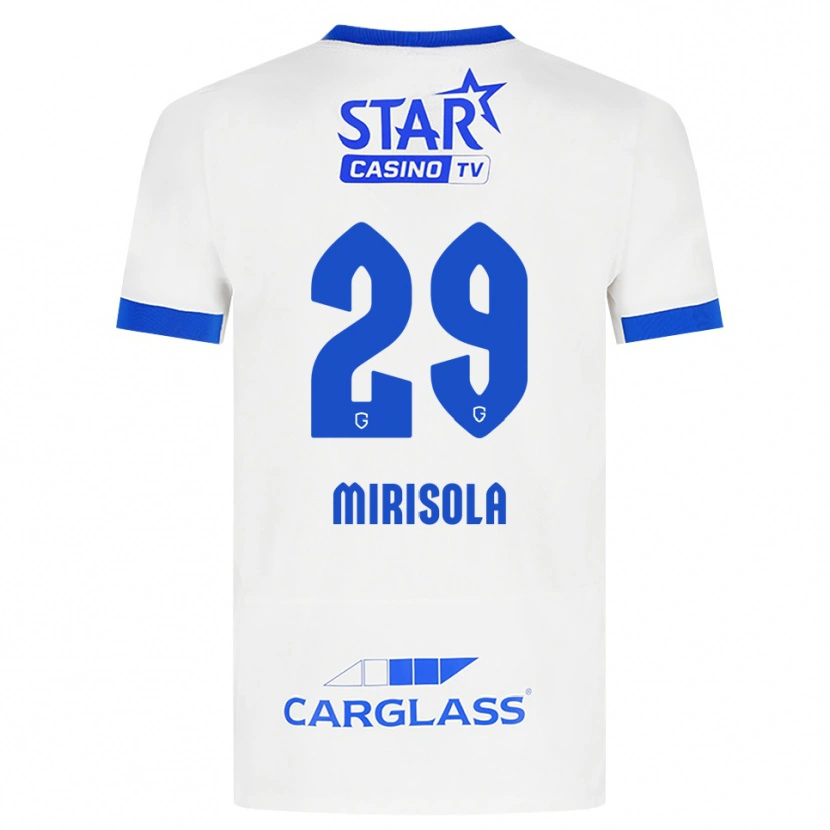 Danxen Dětské Robin Mirisola #29 Bílá Modrá Daleko Hráčské Dresy 2026/27 Dres