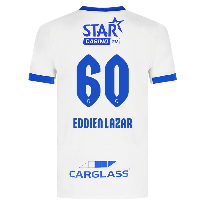 Danxen Dětské Saif Eddien Lazar #60 Bílá Modrá Daleko Hráčské Dresy 2026/27 Dres