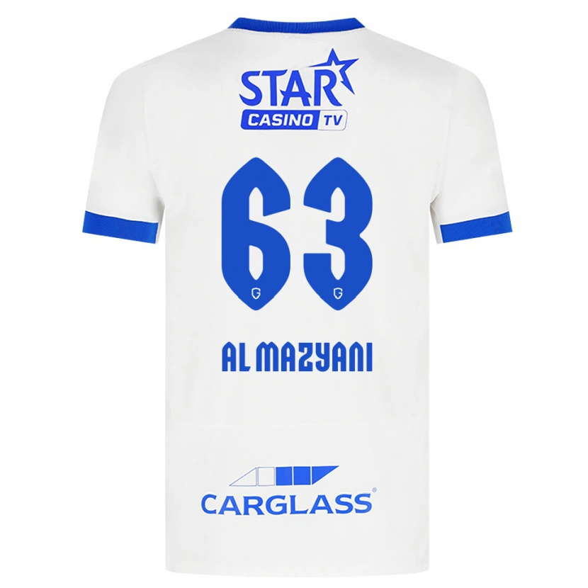 Danxen Dětské Faissal Al Mazyani #63 Bílá Modrá Daleko Hráčské Dresy 2026/27 Dres