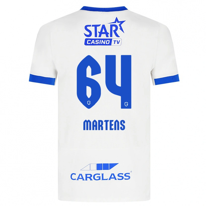Danxen Dětské Nolan Martens #64 Bílá Modrá Daleko Hráčské Dresy 2026/27 Dres