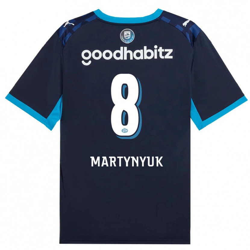 Danxen Dětské Anton Martynyuk #8 Modrá Chodníčková Královská Modř Třetí Hráčské Dresy 2026/27 Dres