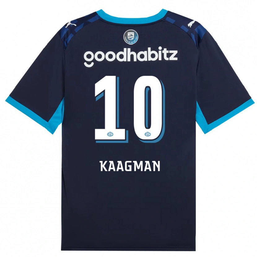 Danxen Dětské Inessa Kaagman #10 Modrá Chodníčková Královská Modř Třetí Hráčské Dresy 2026/27 Dres