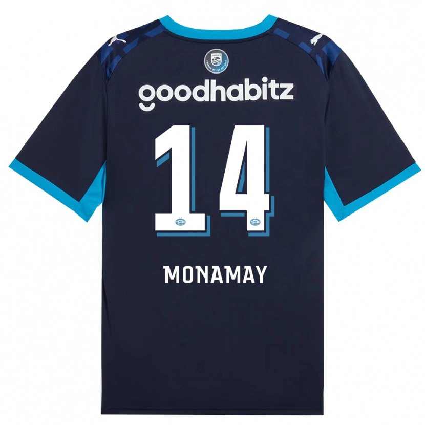 Danxen Dětské Madi Monamay #14 Modrá Chodníčková Královská Modř Třetí Hráčské Dresy 2026/27 Dres