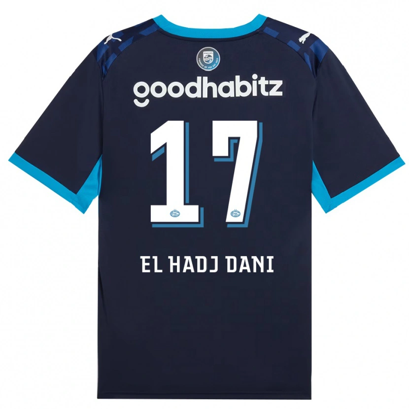 Danxen Dětské Soudais El Hadj Dani #17 Modrá Chodníčková Královská Modř Třetí Hráčské Dresy 2026/27 Dres
