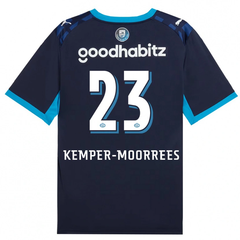 Danxen Dětské Myrthe Kemper-Moorrees #23 Modrá Chodníčková Královská Modř Třetí Hráčské Dresy 2026/27 Dres