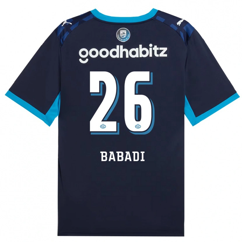 Danxen Dětské Isaac Babadi #26 Modrá Chodníčková Královská Modř Třetí Hráčské Dresy 2026/27 Dres