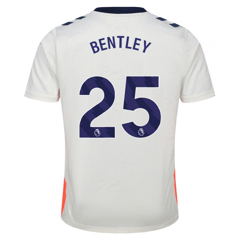 Danxen Dětské Daniel Bentley #25 Bílá Oranžová Královská Modrá Daleko Hráčské Dresy 2026/27 Dres