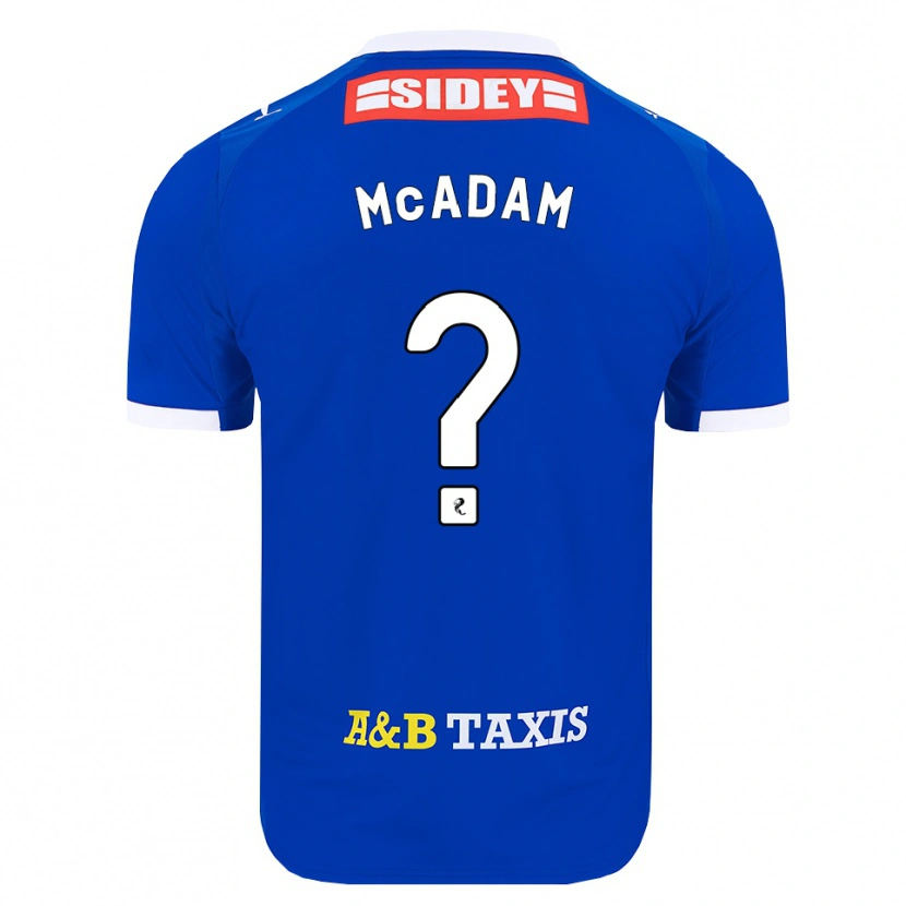 Danxen Pánské Dougal Mcadam #0 Modrá Červená Žlutá Domů Hráčské Dresy 2026/27 Dres